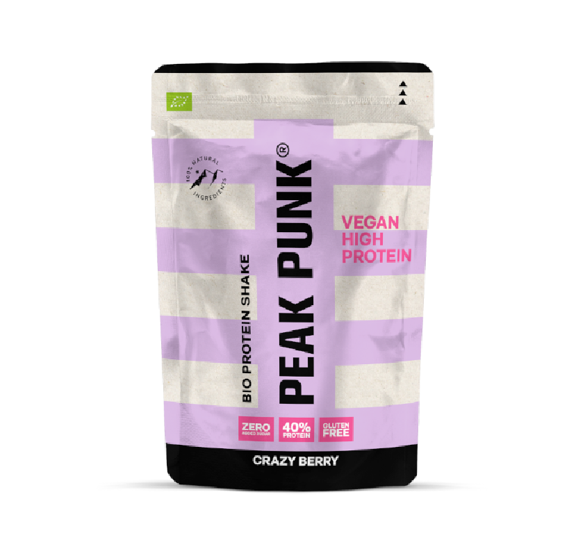 PEAK PUNK - PEAK PUNK Bio High Protein Shake Crazy Berry 250g