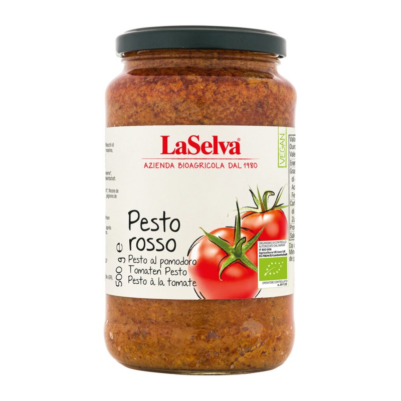 LaSelva - Pesto rosso - Tomaten Pesto vegan 500g