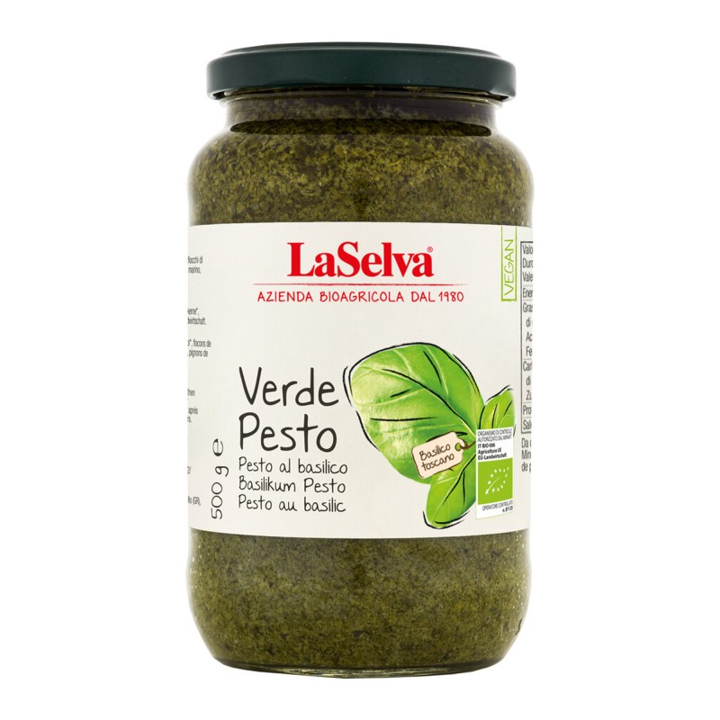 LaSelva - Verde Pesto - Basilikum Pesto 500 G