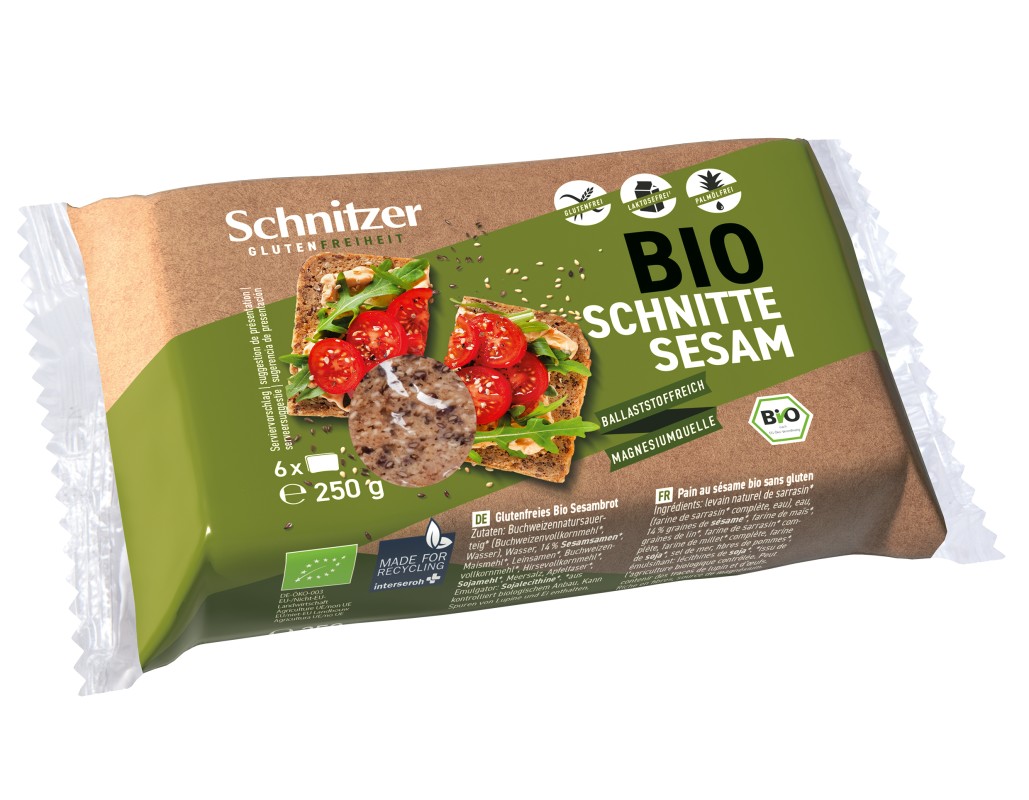 Schnitzer - Sesam Schnitten Schnittbrot glutenfrei