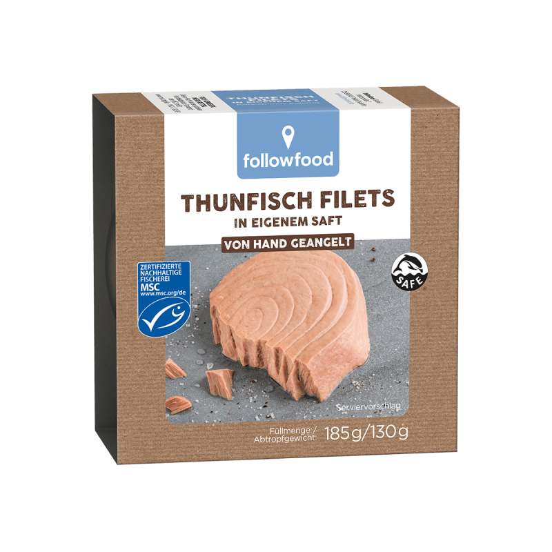 followfood - Thunfisch Filets in eigenem Saft