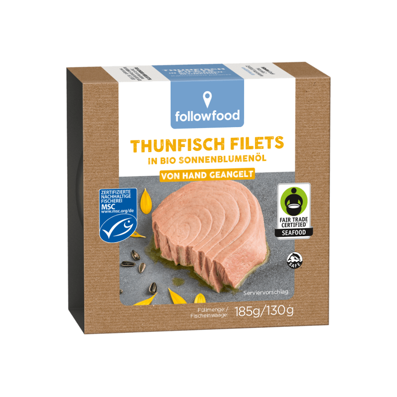 followfood - Thunfisch Filets in Sonnenblumenöl