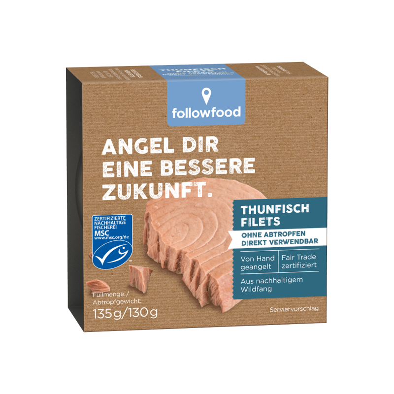 followfood - Thunfisch Filets ohne Abtropfgewicht