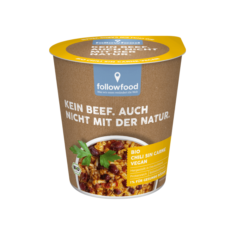 followfood - Chili sin Carne instant Cup