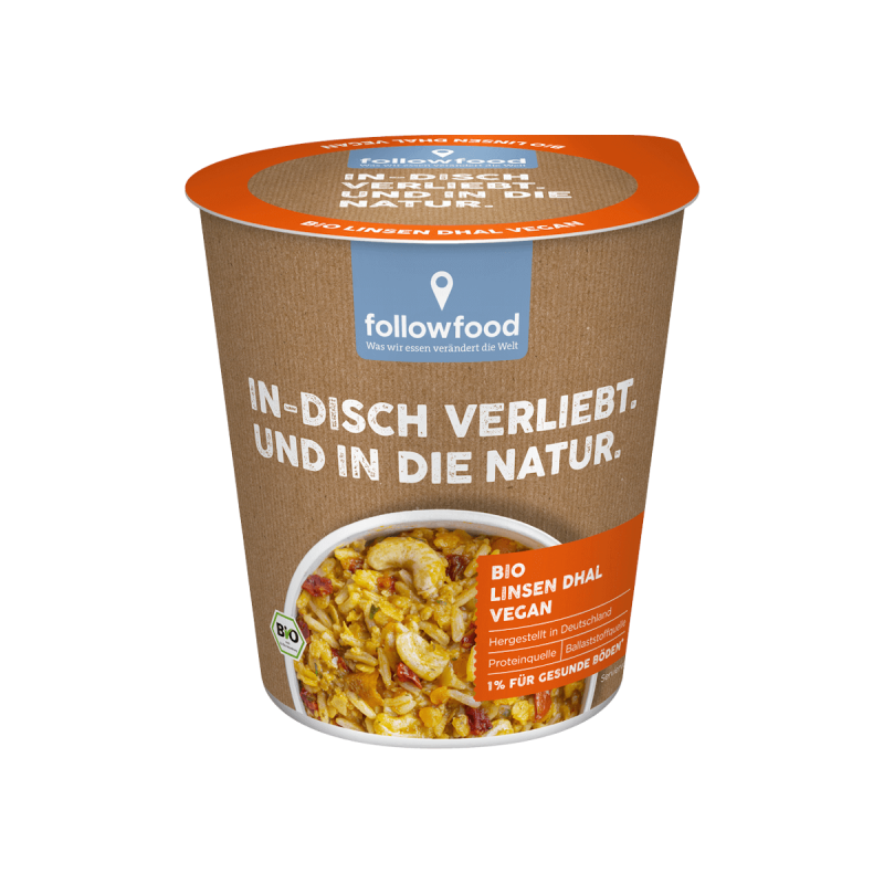 followfood - Linsen Dhal instant Cup