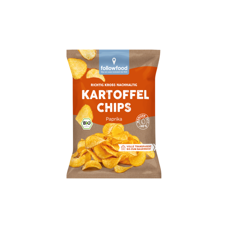 followfood - Kartoffelchips Paprika