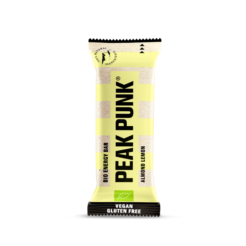 PEAK PUNK - Energy Bar Almond Lemon  Mate 38g