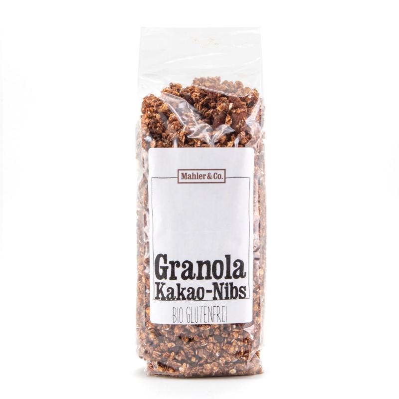 Mahler Eigenmarke - Granola Hafer Kakao-Nibs glutenfrei 350g