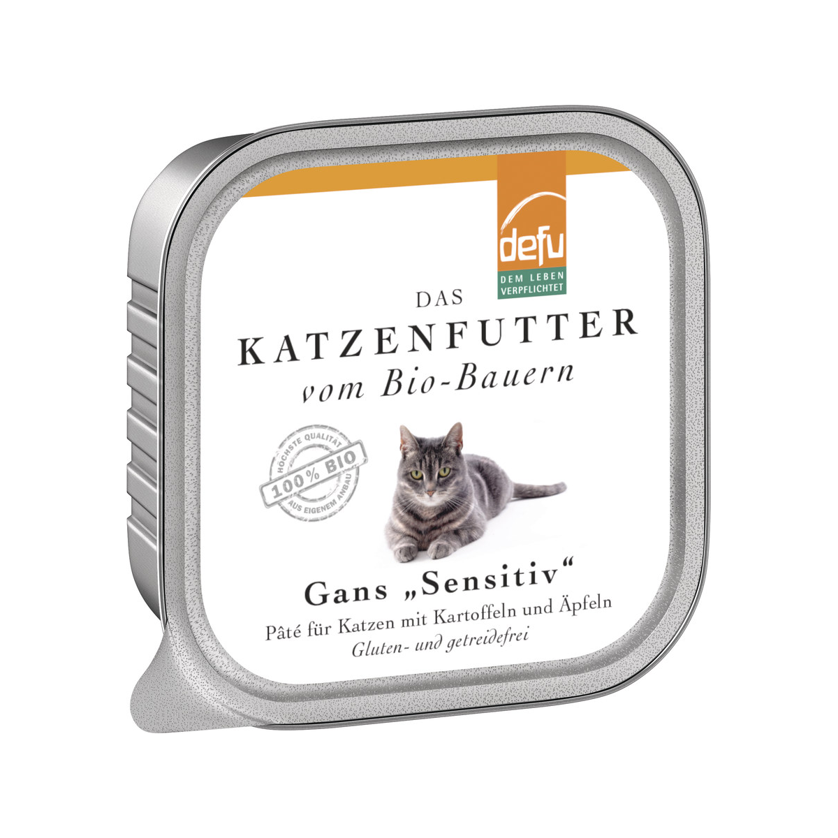 Bio Katzen-Alleinfutter Paté Gans 100g