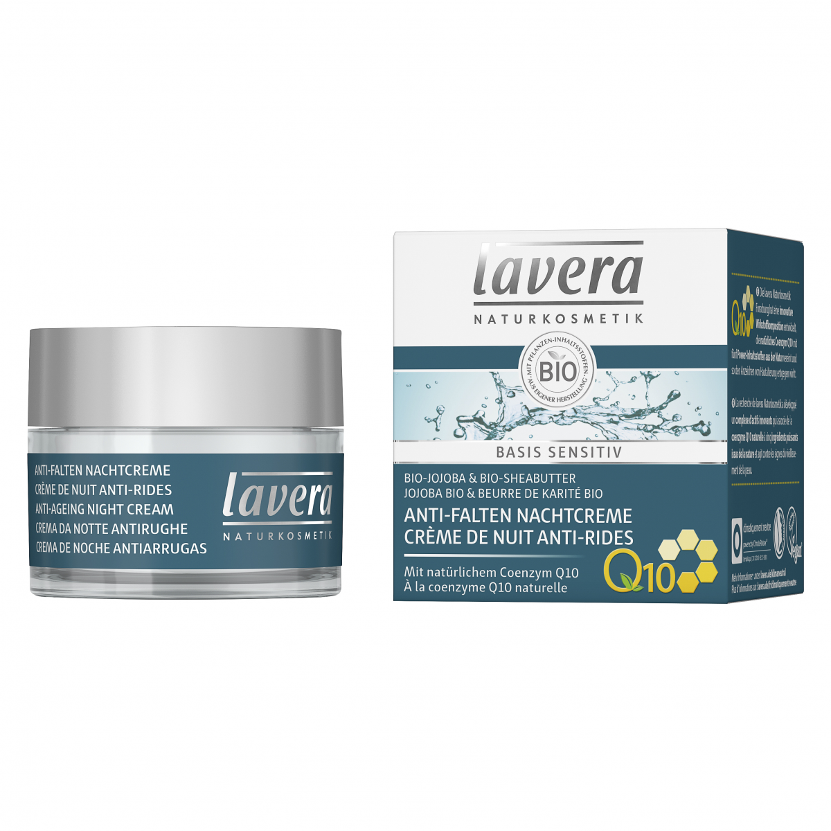 Lavera - Anti-Falten Nachtcreme Q10 basis sensitiv