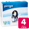 Pingo - Pingo 4 Öko-Windeln 7-18 kg 40Stk