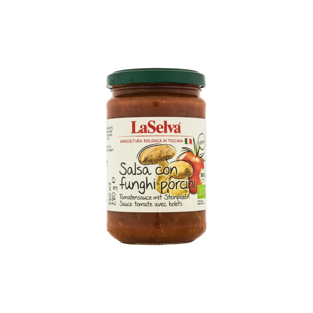 LaSelva - Tomatensauce mit Steinpilzen