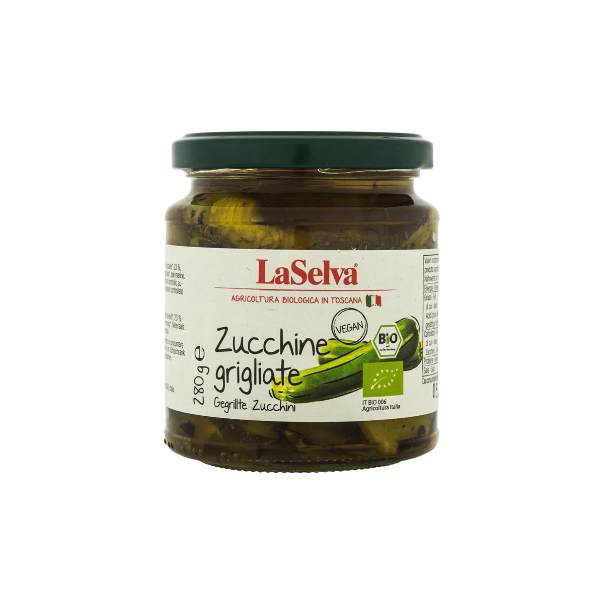 LaSelva - Gegrillte Zucchini in Olivenöl