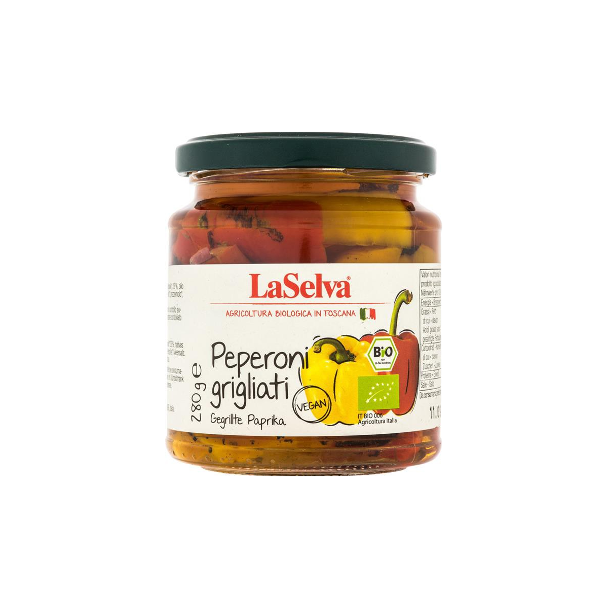 LaSelva - Gegrillte Peperoni in Öl