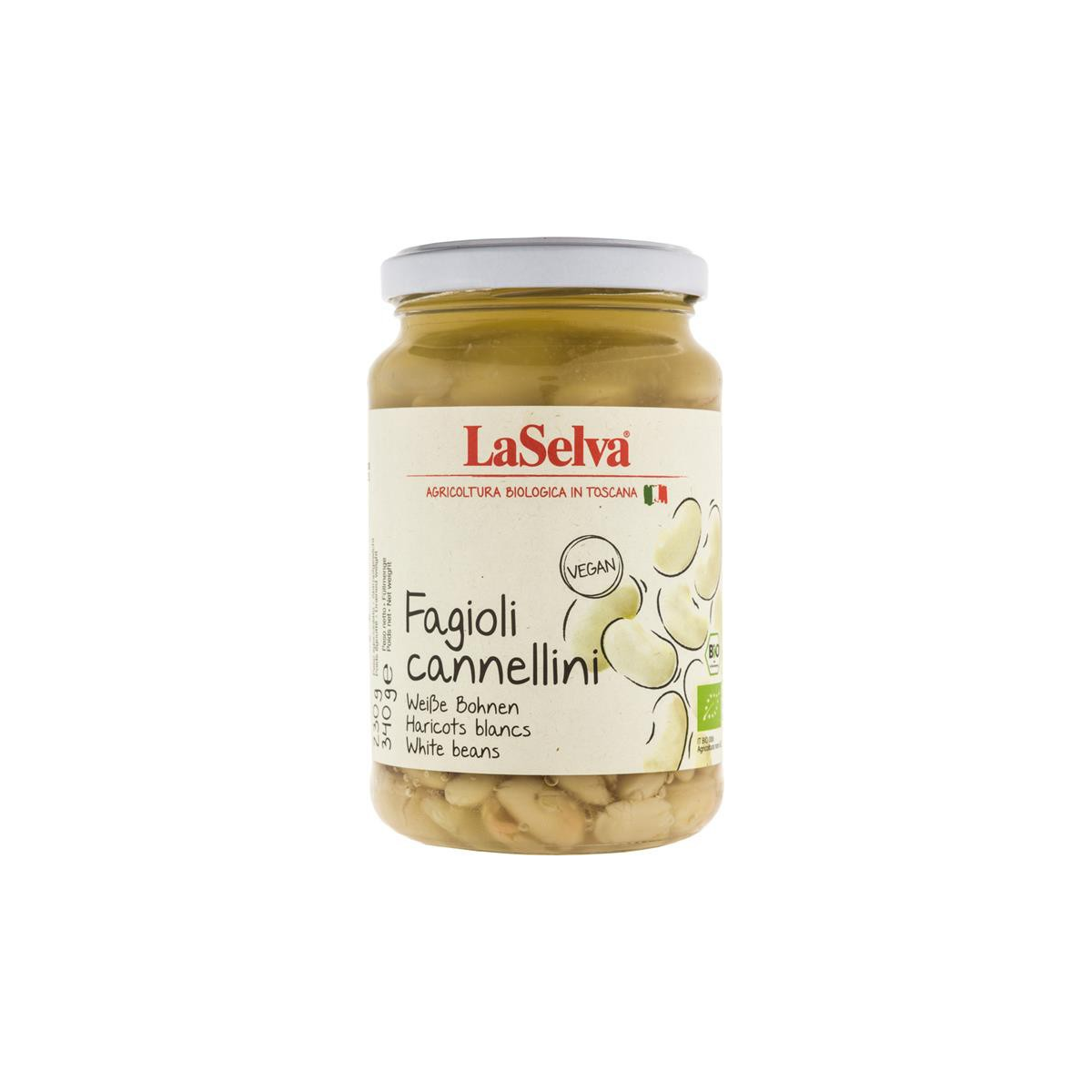 LaSelva - Weisse Bohnen Cannellini gekocht