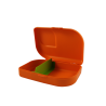 ajaa! Sandwichbox, Farbe  mandarin  Clipverschluss