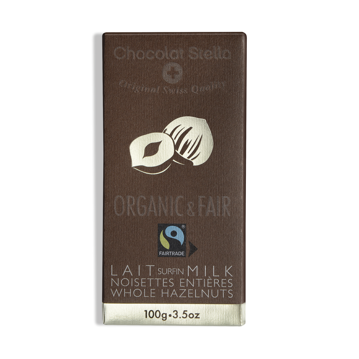 Stella Milch Schokolade mit Haselnuss BIO
