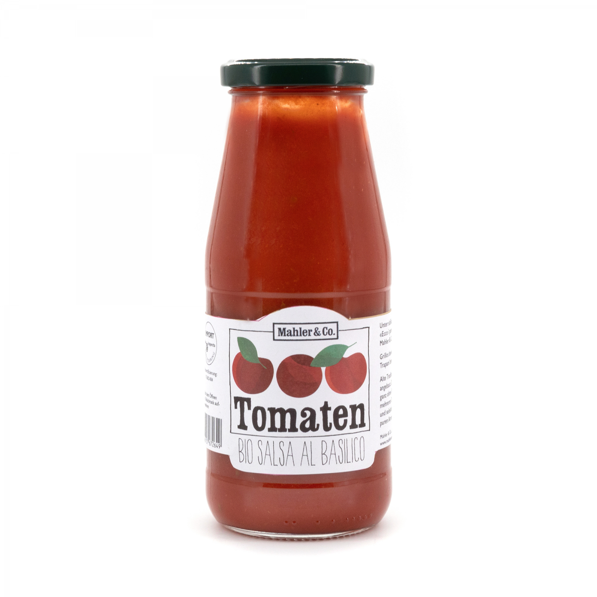 Tomaten Salsa al Basilico aus Sizilien 12er-Karton